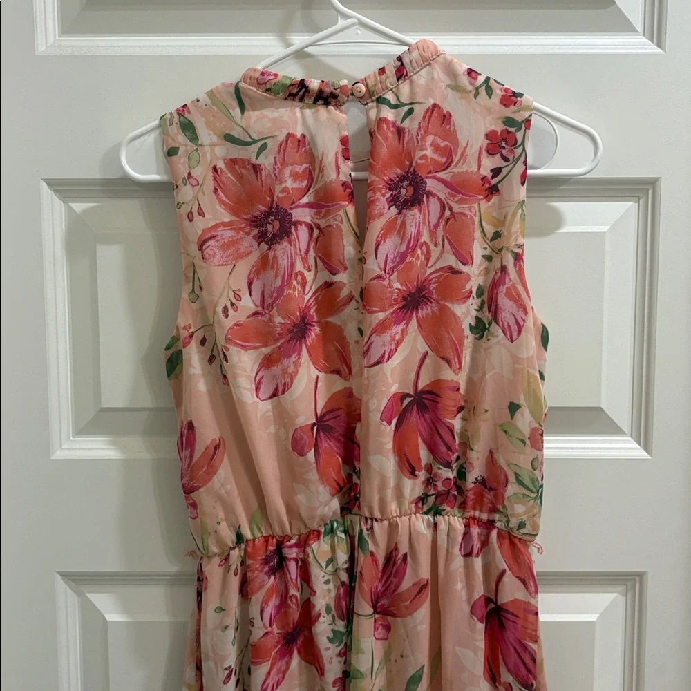 ✨Velvet Fleur Floral Chiffon Dress✨ - Picture 6 of 7